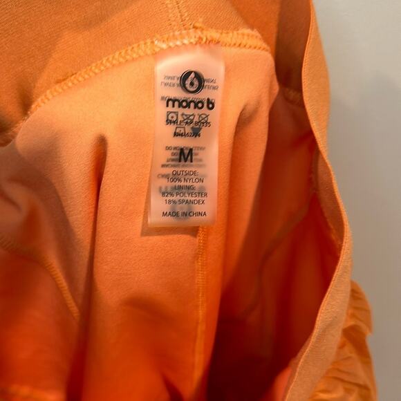 Mono B Orange Workout Athletic Two-Piece Set - Picture 13 of 13